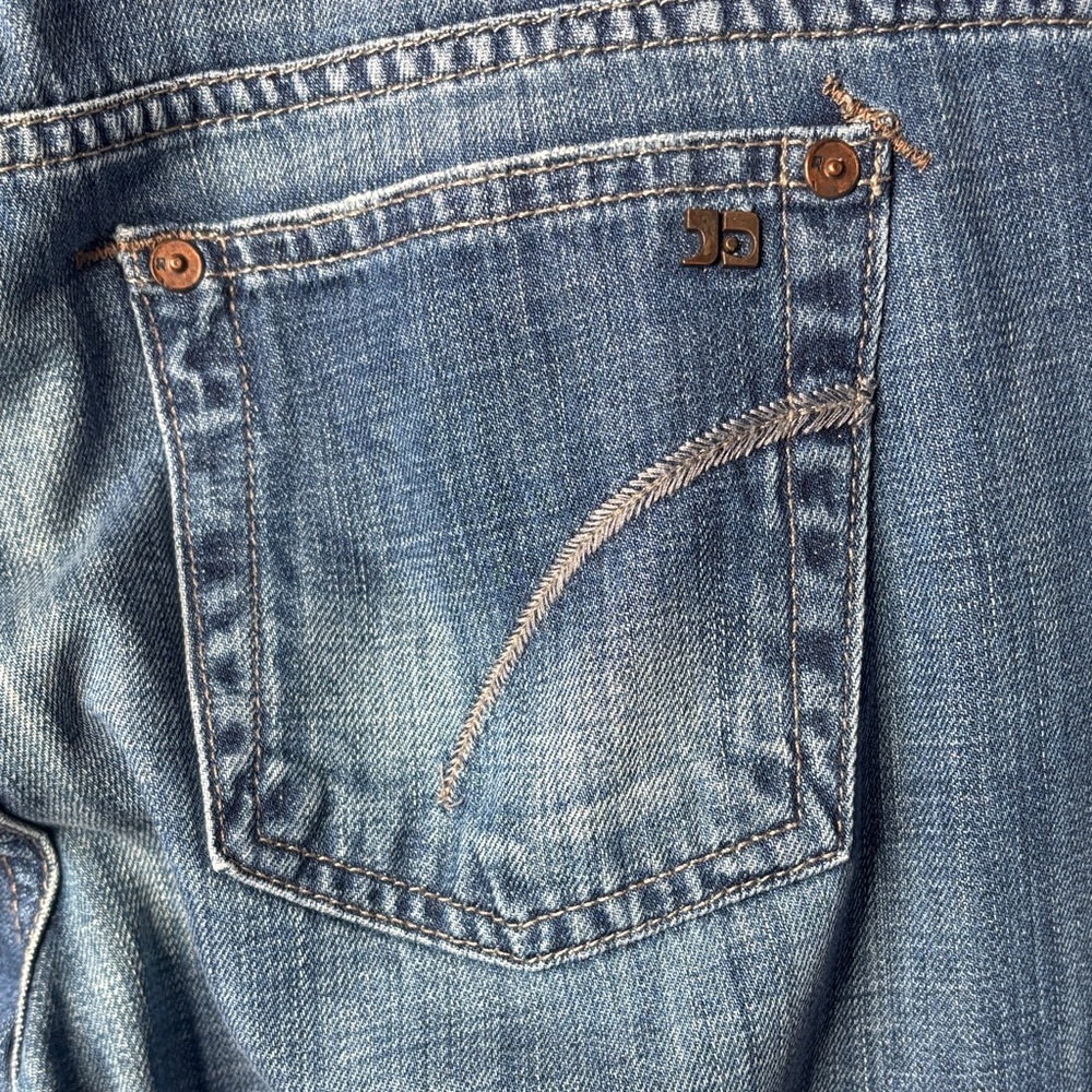 💙 Joe’s Jeans Flare Leg Blue Denim Women’s 29 Classic Cotton Stretch 💙 - Picture 12 of 16